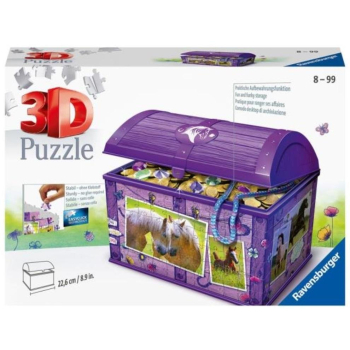 Puzzle 3D 216 Szkatułka z koniami